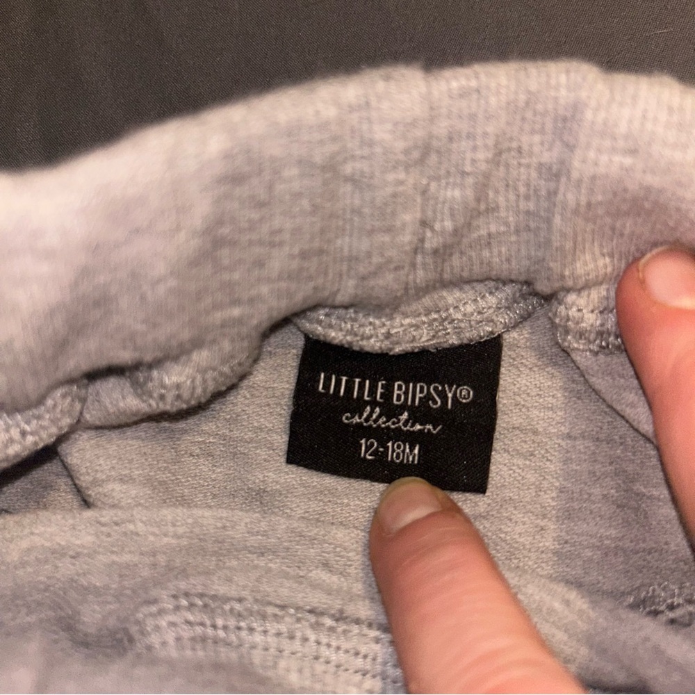 Little Bipsy Gray Winter Sports Joggers - Picture 2 of 2